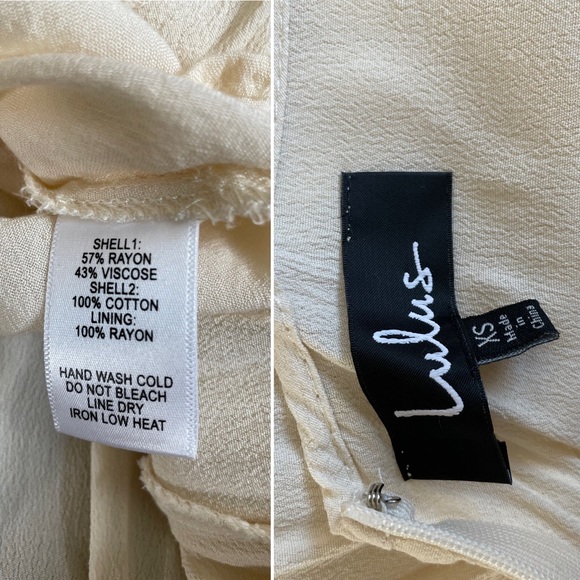 Lulu’s Hippie Chic Cream Maxi Dress - Picture 11 of 11